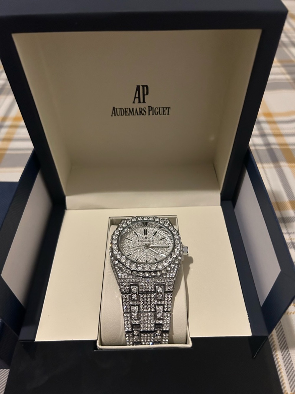 💎 Iced Out Royal Oak Style Watch - Brand New + Box 📦